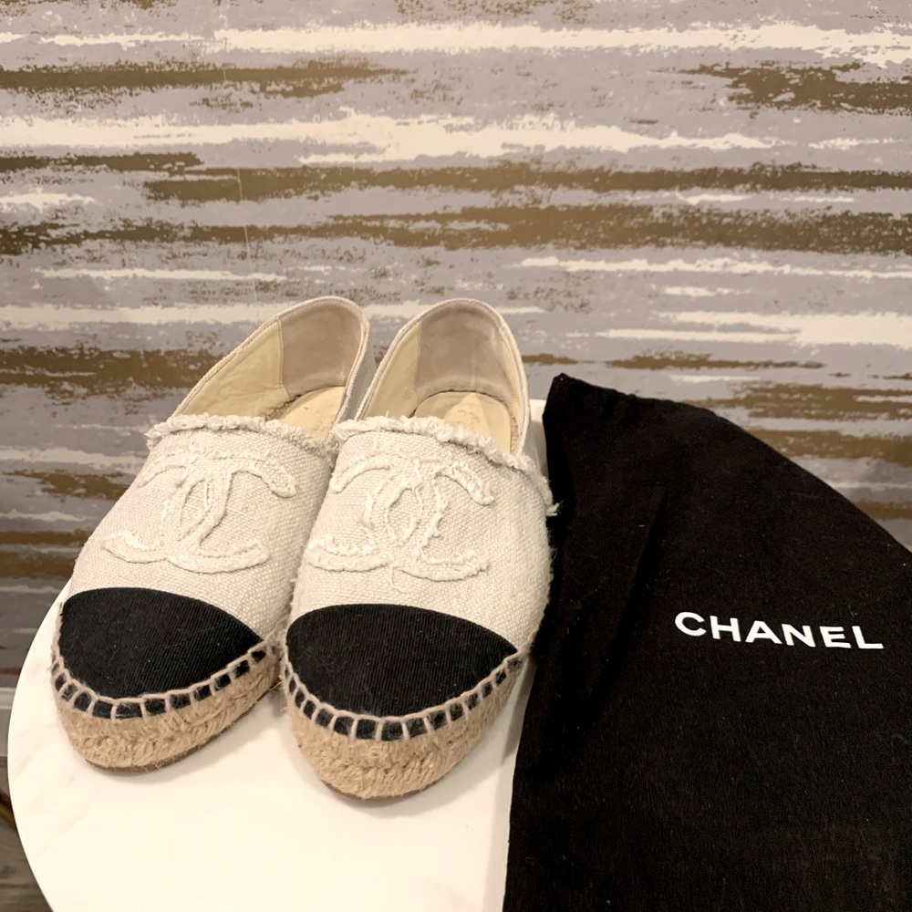 🤍 Chanel Linen Espadrilles 🤍